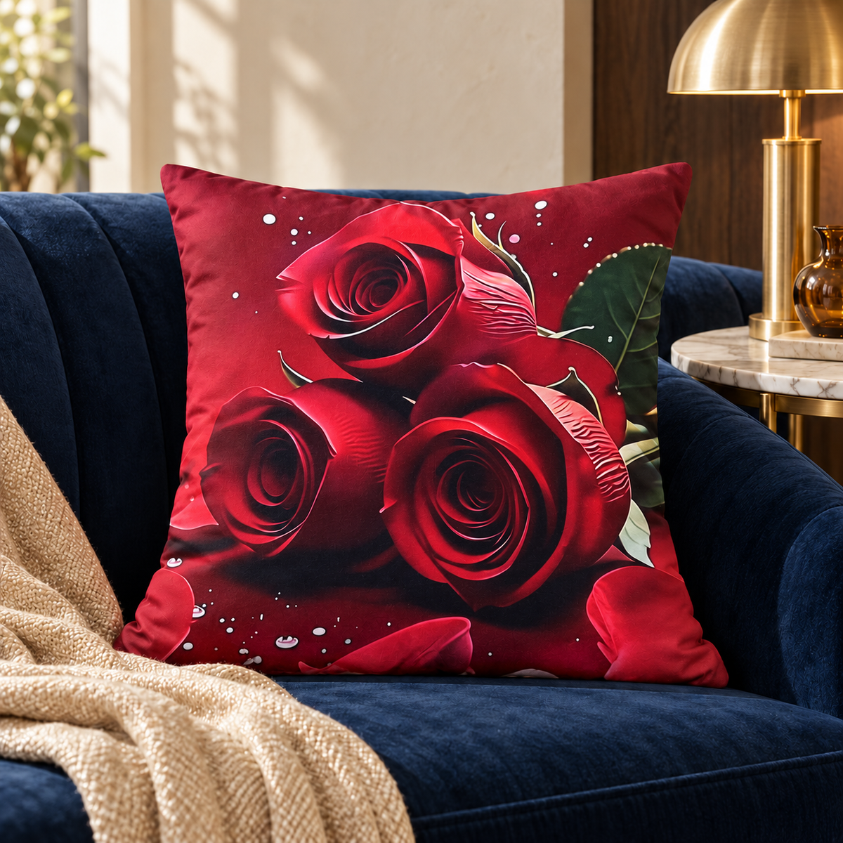 Red Rose Rain Collection | Kussenhoezenwinkel