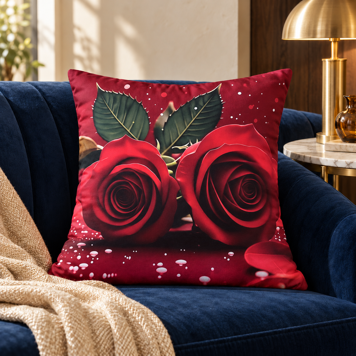 Red Rose Rain Collection | Kussenhoezenwinkel
