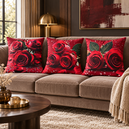 Red Rose Rain Collection | Kussenhoezenwinkel