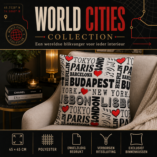 World Cities Collection | Kussenhoezenwinkel