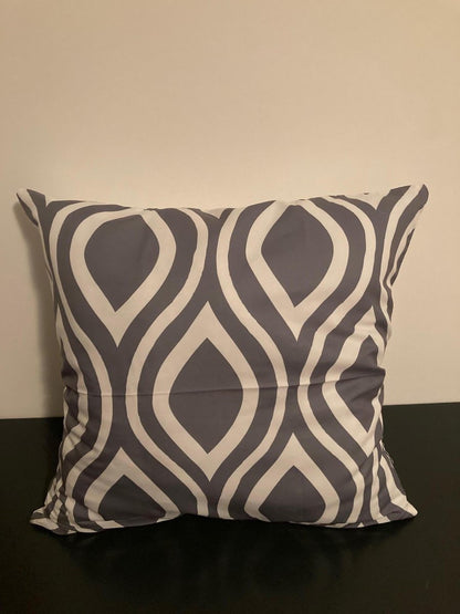 Kussenhoes Gray-White - Grijs-Wit