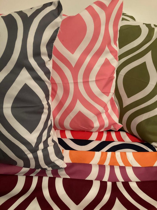 Kussenhoes Gray-White - Grijs-Wit