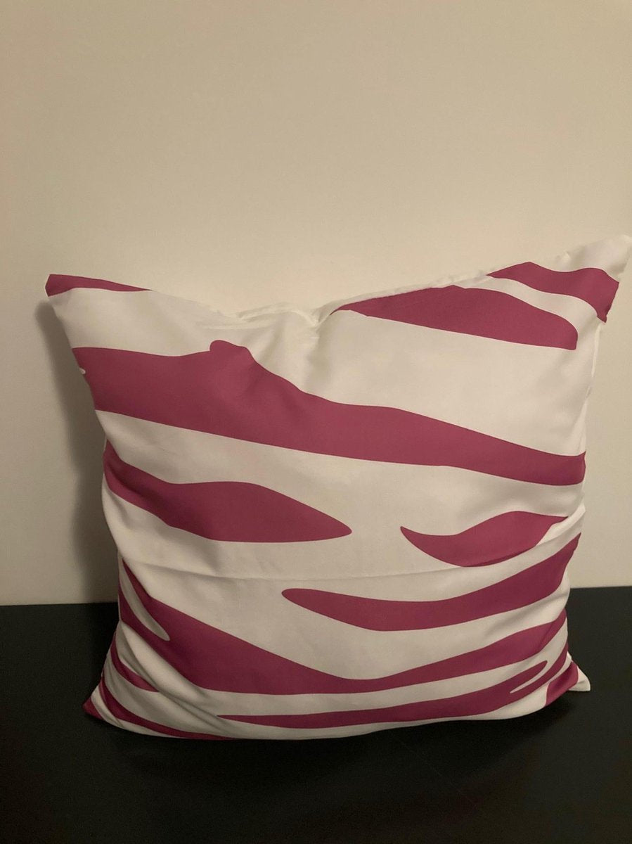 Kussenhoes Purple-White - Paars-Wit