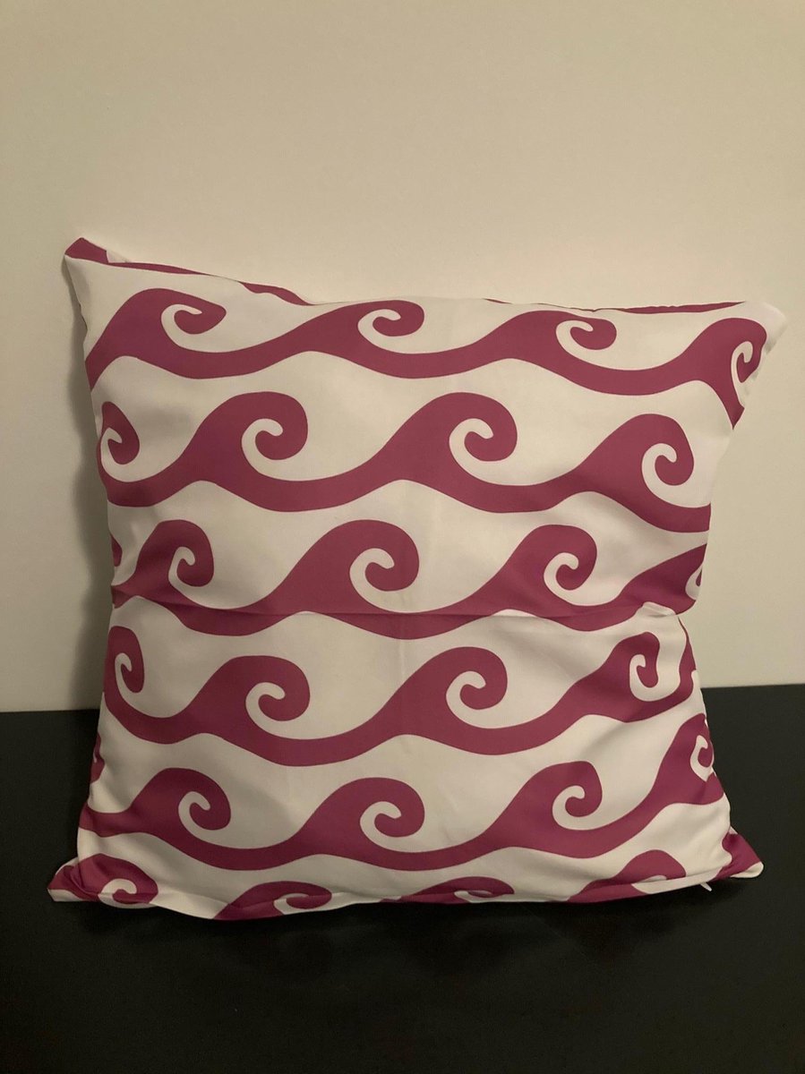 Kussenhoes Purple-White - Paars-Wit