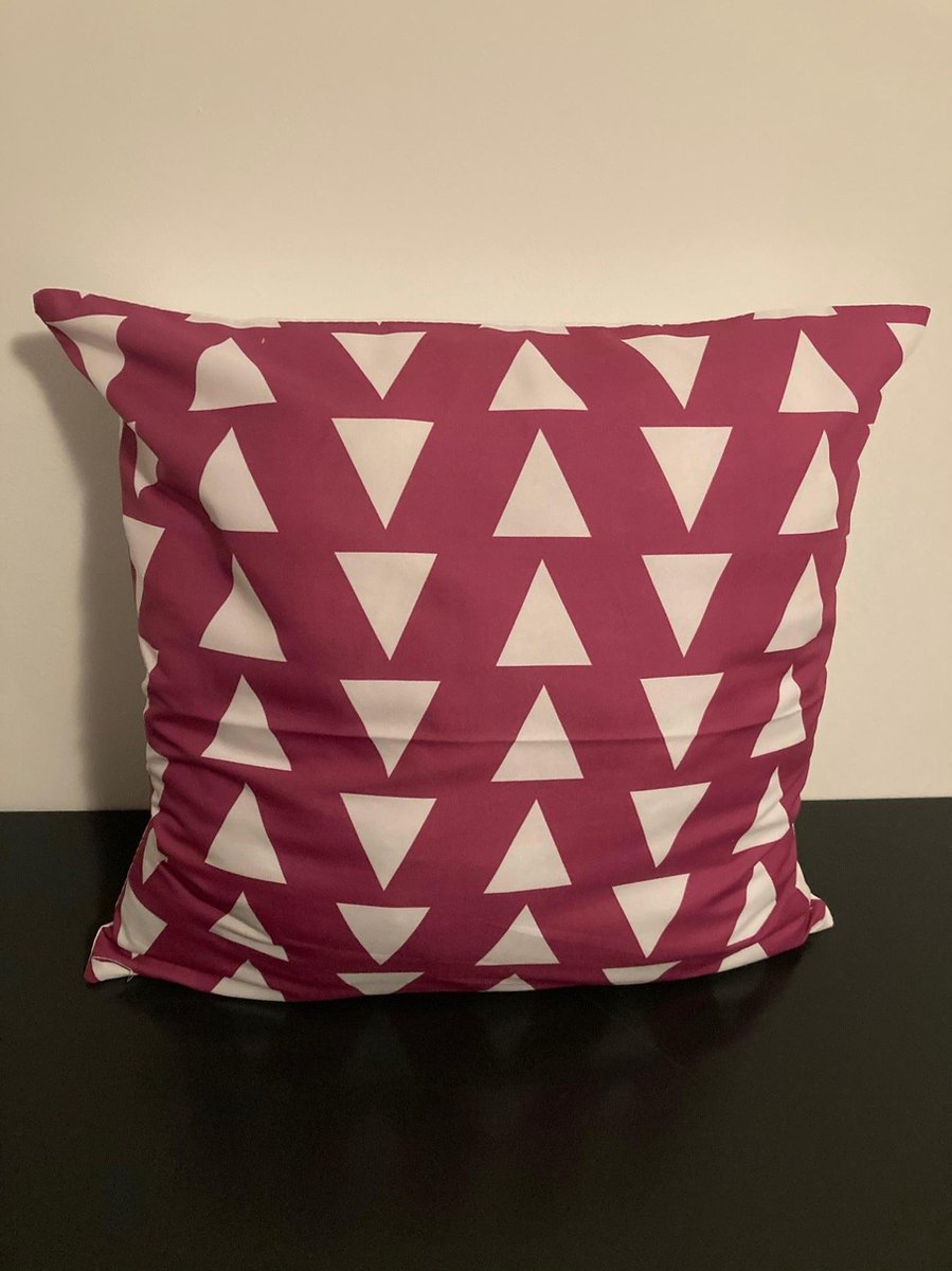 Kussenhoes Purple-White - Paars-Wit