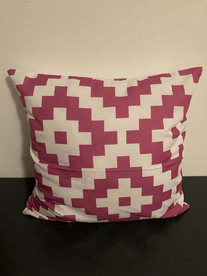 Kussenhoes Purple-White - Paars-Wit