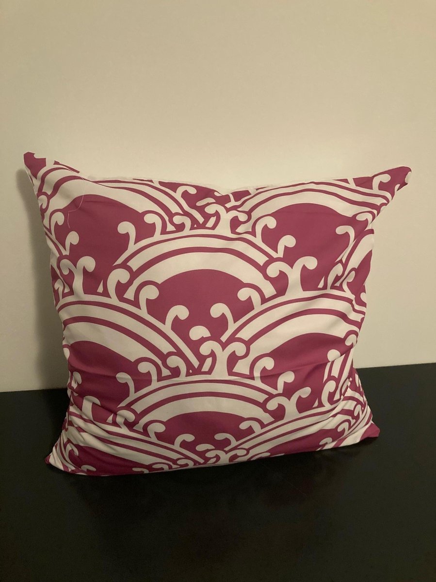 Kussenhoes Purple-White - Paars-Wit