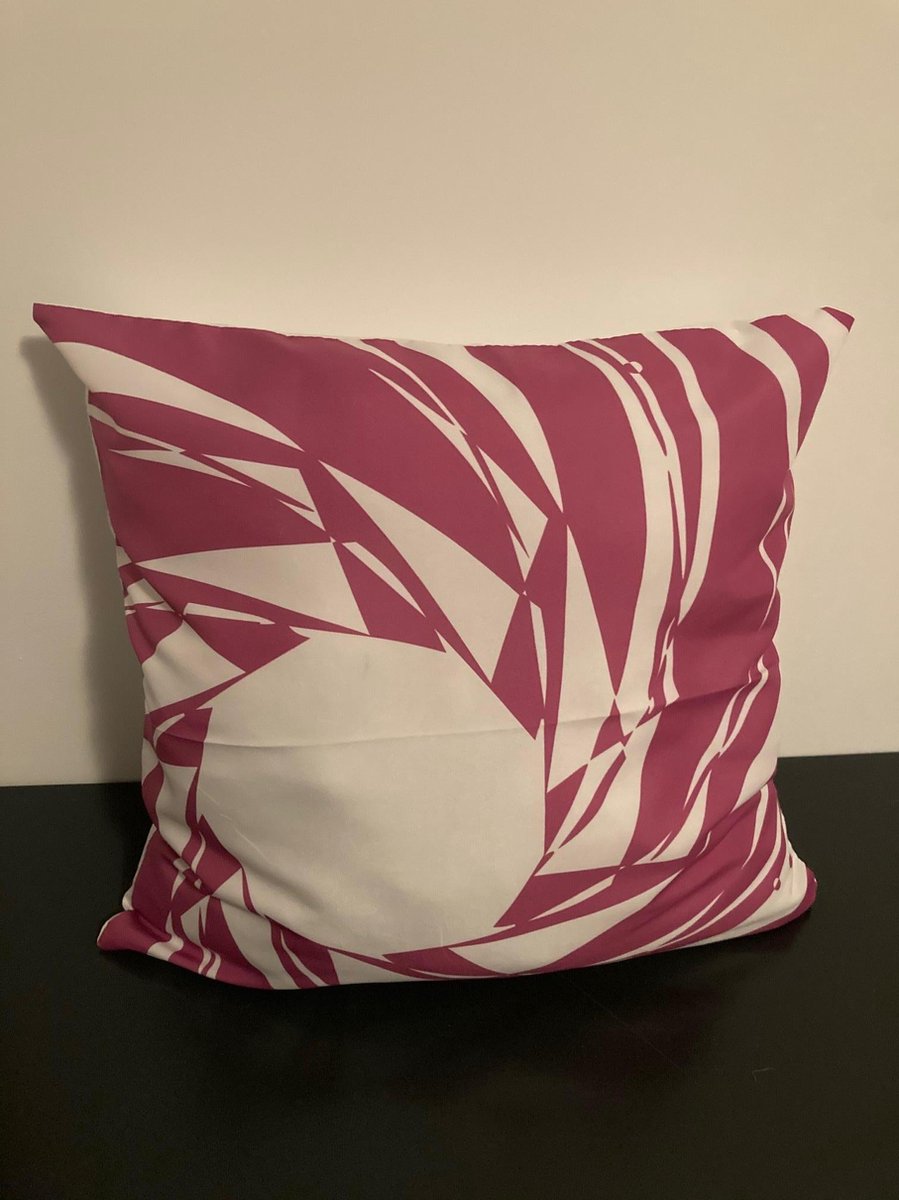 Kussenhoes Purple-White - Paars-Wit