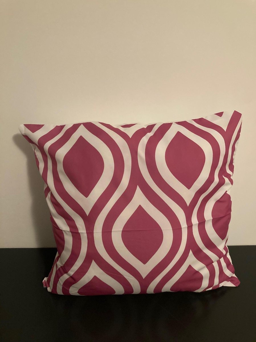 Kussenhoes Purple-White - Paars-Wit