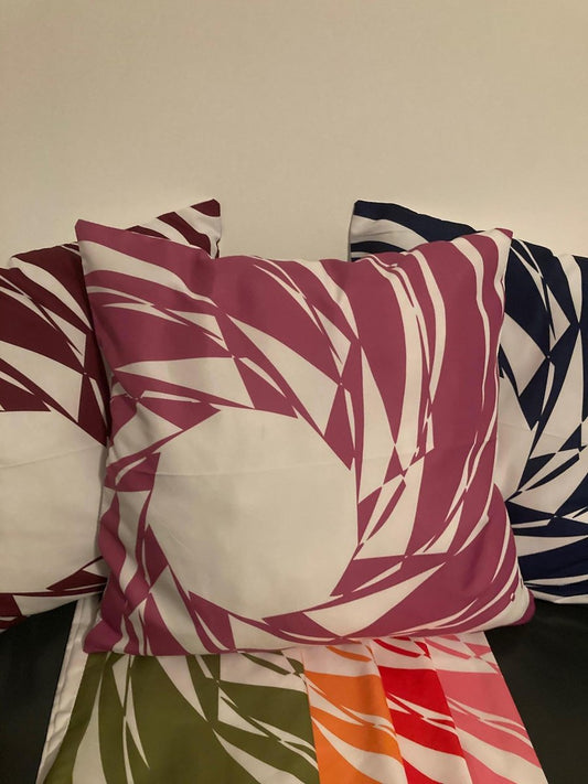 Kussenhoes Purple-White - Paars-Wit