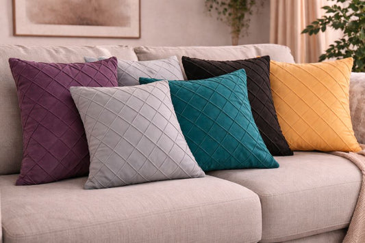 Velvet cross design kussenhoes 45x45 cm | Kussenhoezenwinkel