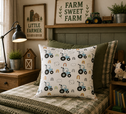 Kussenhoes Voertuigen Tractor 45x45 cm Velvet | Kussenhoezenwinkel
