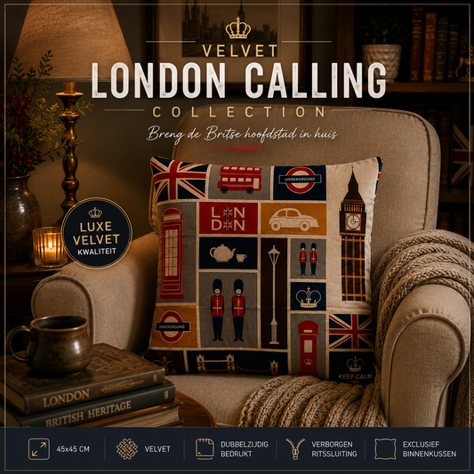 Velvet London Calling Collection | Kussenhoezenwinkel