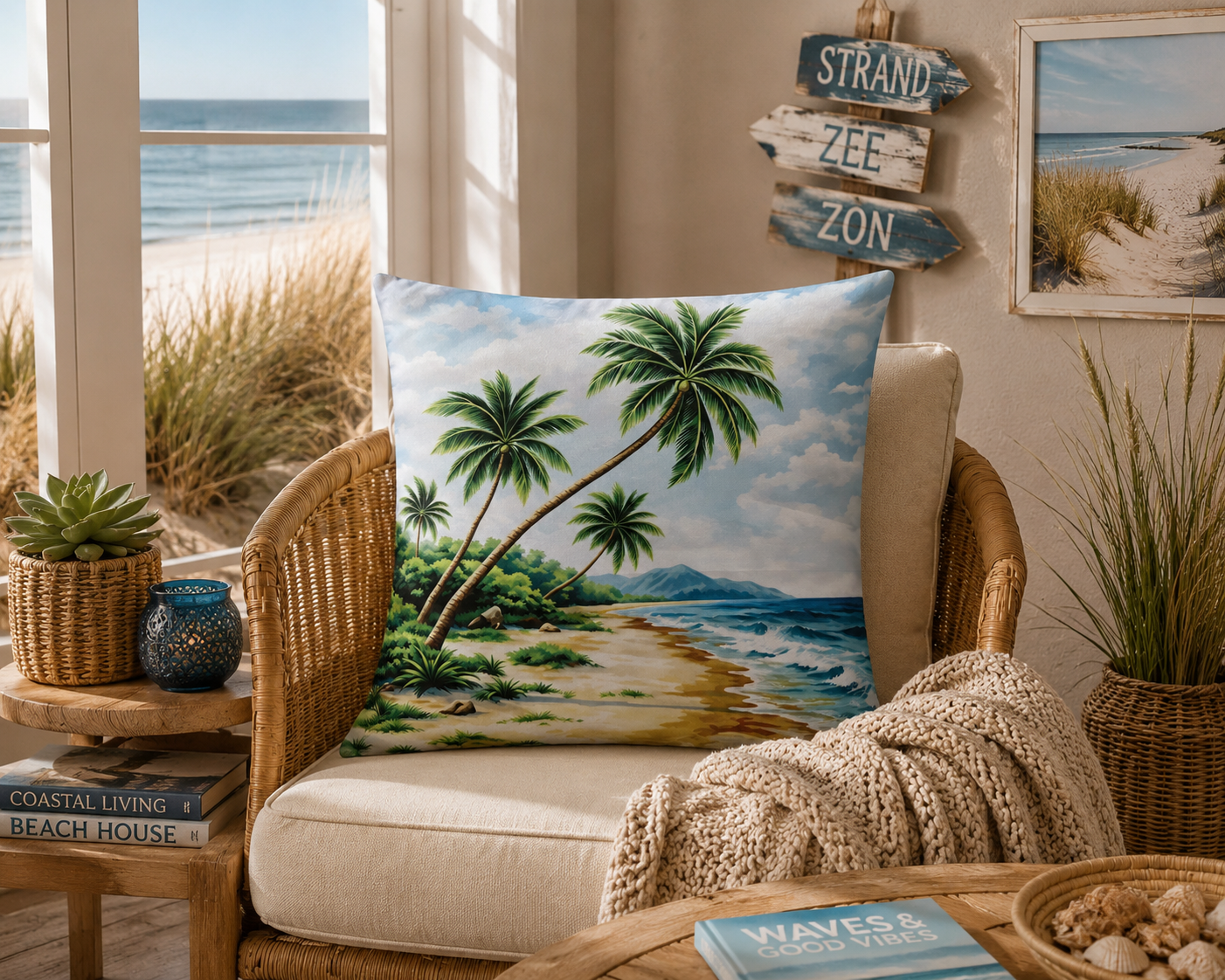 Coastal Breeze Collection kussenhoes 45x45 cm | Kussenhoezenwinkel