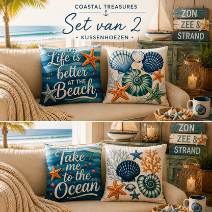 Coastal Treasures Collection - 45x45 cm