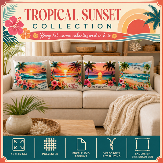Tropical Sunset Collection | Kussenhoezenwinkel